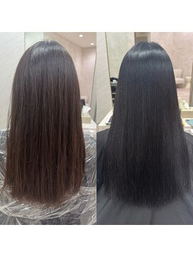 シンシア 銀座(sinsia) sinsストレートでシルエットを変えて美髪に[30代40代50代60代]