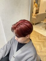 ネウィ 大分中央町店(newi)&nbsp;【山室】@muro0__2 ☆レッドカラーニュアンスセンターパート☆