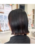 切りっぱなしボブ