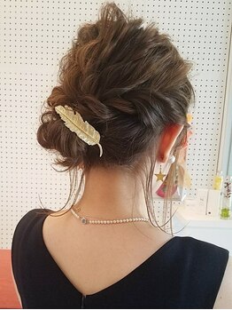 ルカ ヘアデザイン(Luca hair design)の写真/特別な日のヘアセット♪街ナカサロンだから、利便性も◎イベントが多くなるこれからの時期に☆