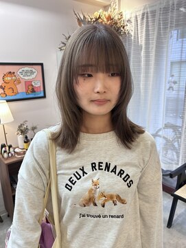 ルックアット(Look at) 【Look at】ミルクティベージュミディアム