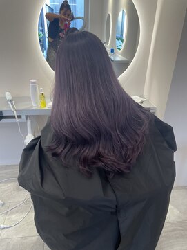 リュストル 町田(LUSTRE) パープルバレイヤージュ