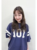 結んでもかわいいパーマ