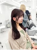 韓国ヘア　2wayバング &nbsp;レイヤーカット くびれヘア &nbsp;顔周り