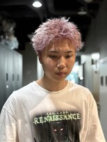 ラベル 渋谷(LAVEL)&nbsp;スパイキーショート/ホワイトピンク