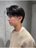 自然な毛流れでラフにキマるセンターパート×ニュアンスパーマ