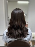 ミディアムコテ巻き風パーマ