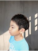子どもカット//男の子//束感ショート//飯田橋曙橋若松河田早稲田