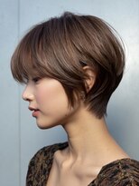 レリーオーファ 六甲(RelyOfa)&nbsp;白髪ぼかしショートボブで透明感[六甲/髪質改善/白髪ぼかし]