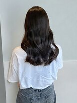 シエル バイ ケンジ 登戸 生田(CIEL by KENJE)&nbsp;韓国ヘアグレージュカラー暗髪艶髪ロングオージュア