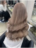 クラゲヘアー/小顔に見せるヘア/ココアベージュ/栄