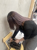 バド(bado)&nbsp;ラベンダー/透明感カラー／レイヤーカット／髪質改善/本町