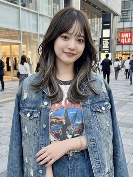 #レイヤーカット #インナーカラー #アッシュブラウン