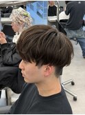 パーマ落としマッシュナチュラルパーマ