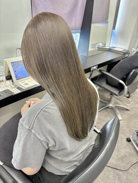 ケンジ 横浜(KENJE) オリーブカラー/オリーブベージュ/ブリーチなしダブルカラー