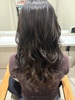 ナンバー 大分中央町店(N°) 大人可愛い ゆるふわロングレイヤーカール