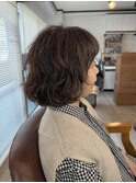 マッシュボブ×ニュアンスパーマ
