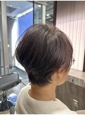 60代/ショート/ヘアマニキュア