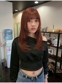 ダークパープル/ナチュラルショート/夏のヘアアレンジ/茅ヶ崎