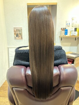 チアー ヘアリラクゼーション 富雄店(cheer HAIR RELAXATION) ロングストレート