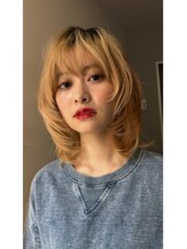 フラミューム 藤沢(flammeum) ブリーチ1回ブロンド【藤沢】