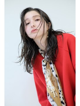 イースタイル 志都呂店(e-style com’s hair) ash color、nuancewaveperm　#シースルーバンク