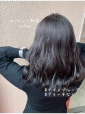 【W-ワット-新宿店 担当Satomi】暗髪アイスブルージュ!
