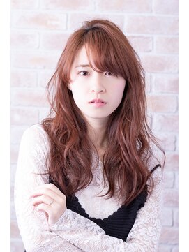 キャメル ヘアーデザイン(Camel hairdesign) シア―ピンクフレンチカジュアルレイヤーパーマ×クセ毛風パーマ