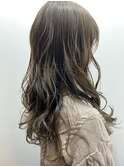 ナチュラルカーキベージュグラデーションカラー【林京平】
