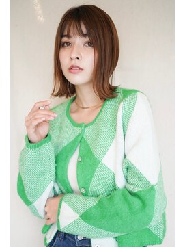 マセナ(Masena) 切りっぱなしボブ☆ナチュラルベージュ2