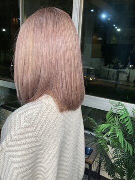 イロプラスソイ(iro + soi) ▲ダブルブリーチで、ハイ透明感ピンクシルバー▲