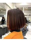 CIERA.ハイライト×前下がりボブ