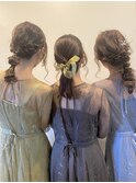 結婚式のお呼ばれヘアアレンジ