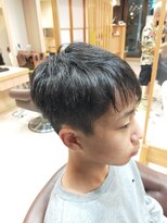ヘアサロンアンドヘアメイクディー(hair salon hair make D)&nbsp;仙台D　中学生カット ソフトツーブロック カジュアルstyle