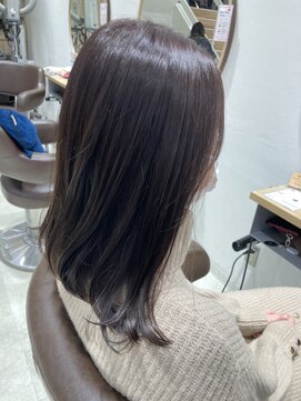 アース 三軒茶屋店(HAIR&MAKE EARTH) 三軒茶屋_レディース_ロング_ラベンダーベージュ_透明感_モテ