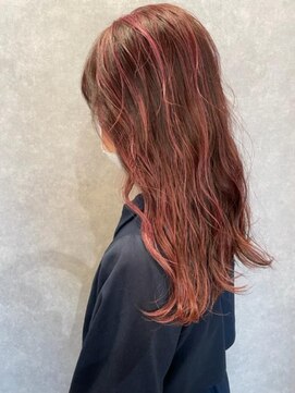 スーリール 西新店(Sourire) ☆ハイライト×ベビーピンク☆