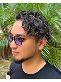 ハイライト+パーマ