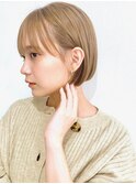 切りっぱなしボブ