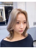 韓国レイヤー/韓国風/ボブ/髪質改善/黒髪/ブリーチなし〔池袋〕