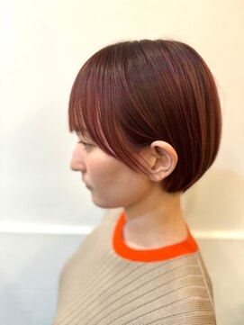 バドゥ(bud) ボブ　ミニボブ　バイオレットピンクカラー　ツヤカラー