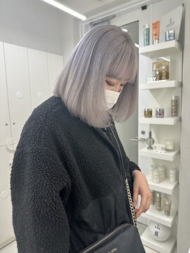 ガガ 心斎橋(GAGA) 韓国/ハイトーンカラー/ワンホンヘア/レイヤーカット/髪質改善