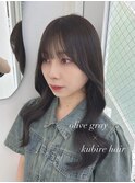 上品で可愛いくびれヘア*オリーブグレージュ*RINA