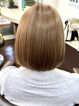 ヘアー デザイン アリス 都賀店(Hair Design alice)の写真/白髪染めでお洒落に♪【髪質改善/カラー/ハイライト/縮毛矯正/ヘッドスパ/メンズ/パーマ/白髪ぼかし/都賀】