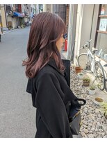 ヒカリス 東三国(HIKARIS) 笑顔溢れるピンクブラウン/巻き髪/スモーキーピンク