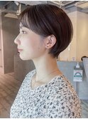 小顔くすみベージュ秋色オリーブカラー_ba420672