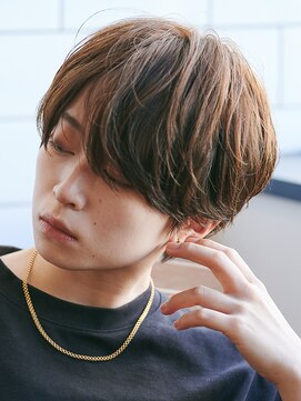 エルマーク 神戸三宮(L-MARK) メンズマッシュツーブロック韓国カットメンズサロンスパイラル