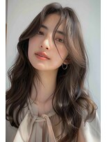 ラナ 新宿(lana)&nbsp;ロング/シースルーバング/顔周り/【lana hair新宿】