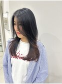 レイヤーカット かきあげ前髪 顔まわりレイヤー 