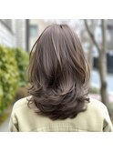 カラーで透明感