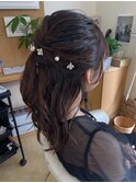 結婚式参列ヘアセット